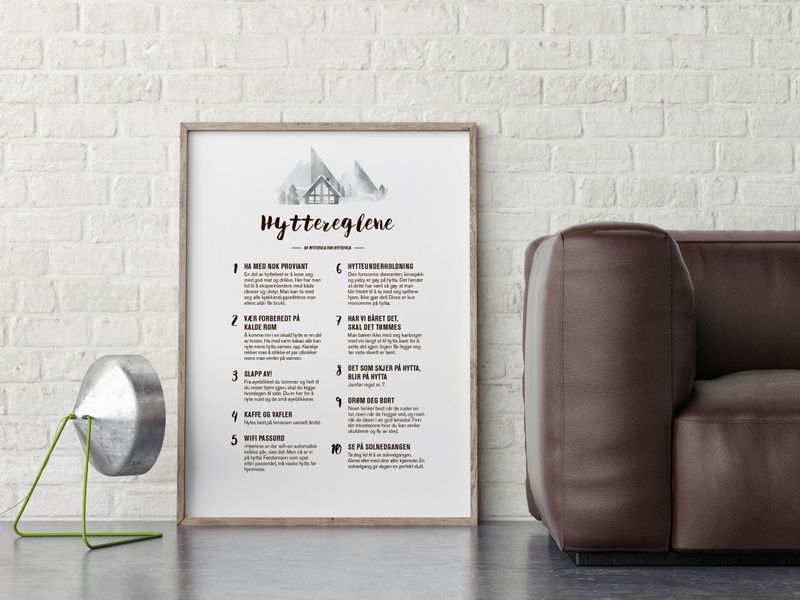 PAKKEPRIS Fjellvett og Hyttereglene