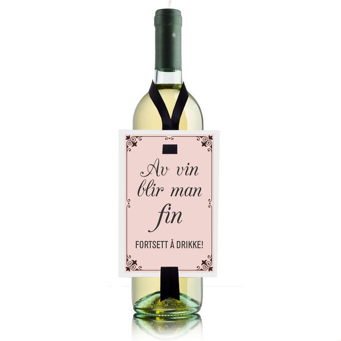 Hovedbilde Av vin blir man fin - Vinkort