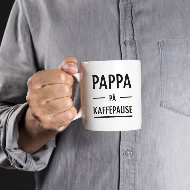 Kopp Pappa på kaffepause