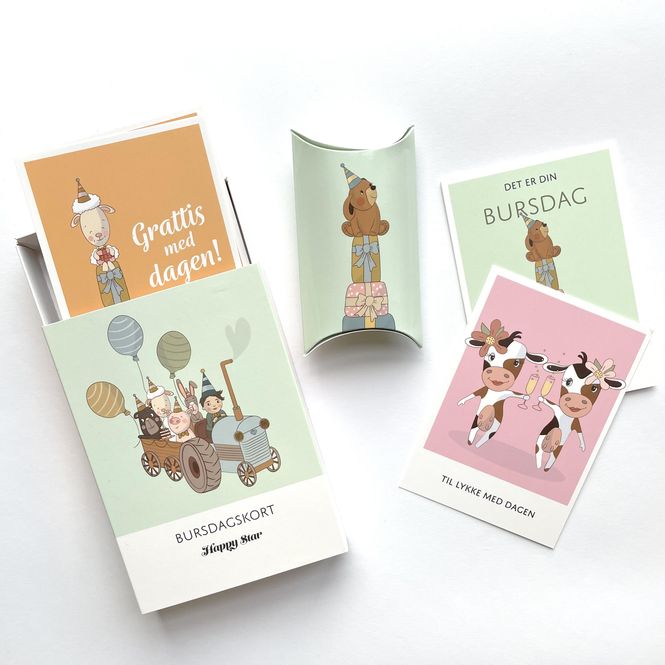 Hovedbilde Mega bursdagskort pakke - 20kort