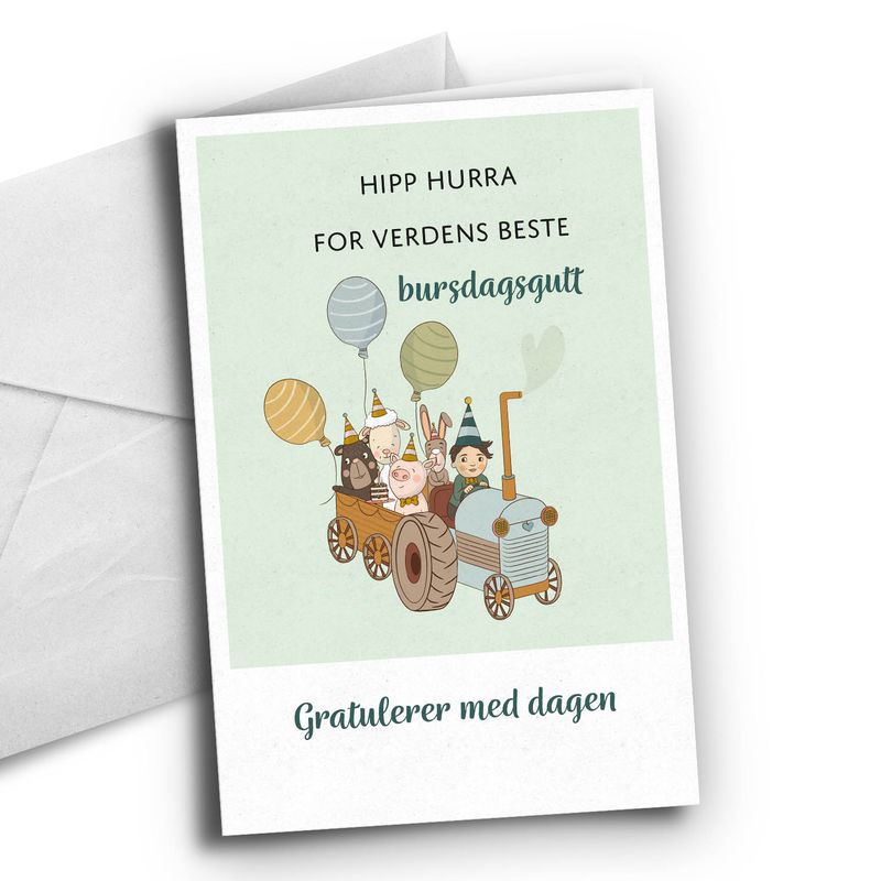 Mega bursdagskort pakke - 20kort