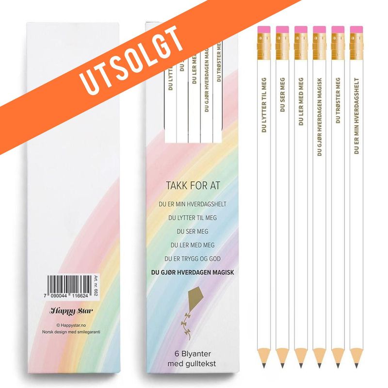 Barnehage beskrivelse - Blyanter med tekst