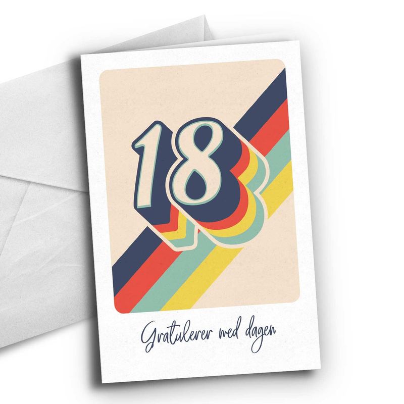 18 åring - Bursdagskort