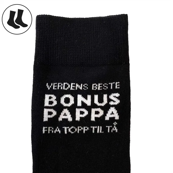 Hovedbilde Verdens beste bonuspappa strømper