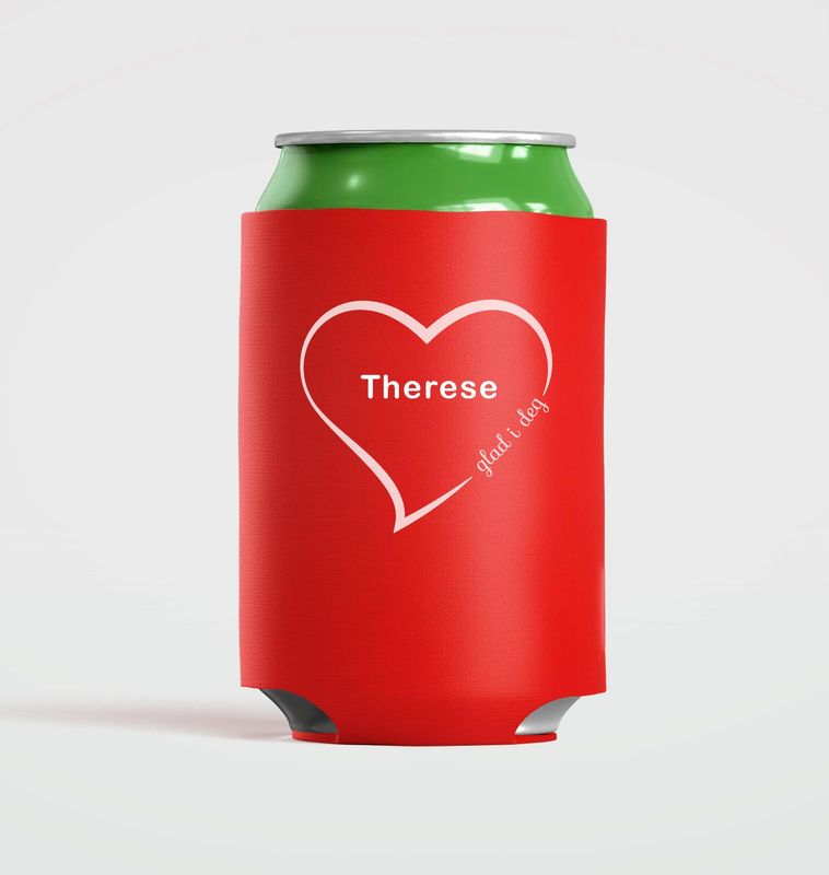 Din tittel: Navn i hjertet - Glad i deg