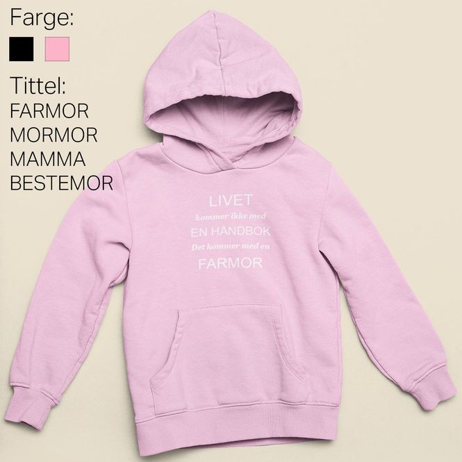 Hovedbilde Livets håndbok - Hettegenser