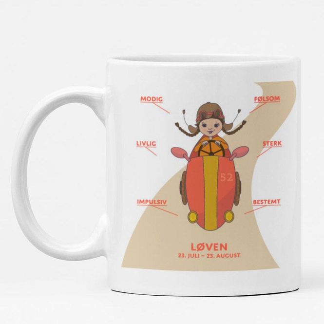 Hovedbilde Stjernetegn: Løven pike