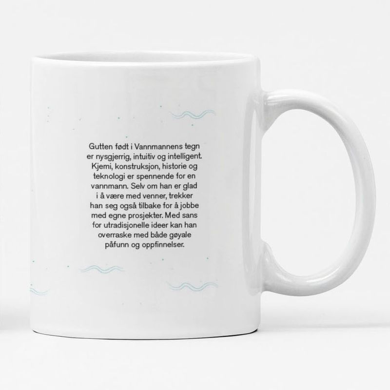 Stjernetegn: Vannmannen gutt