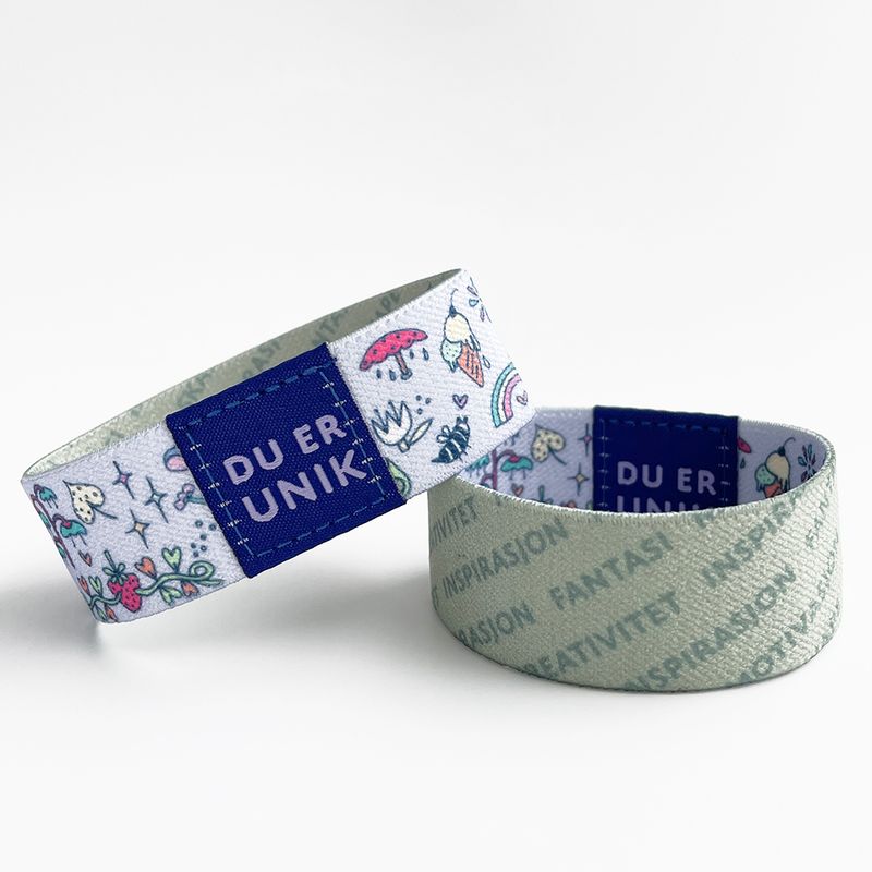 Du er unik - elastisk armbånd