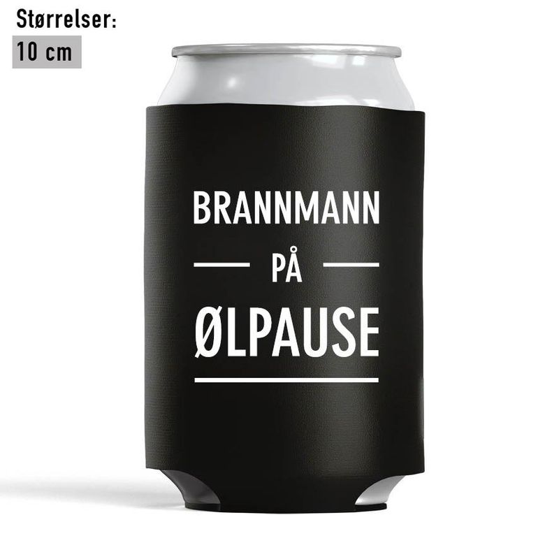 Brannmann på ølpause