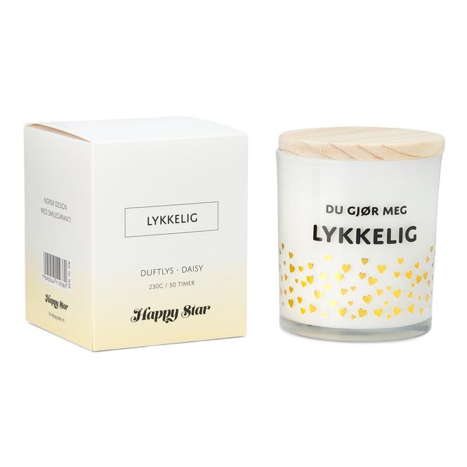 Hovedbilde Duftlys - Du gjør meg lykkelig