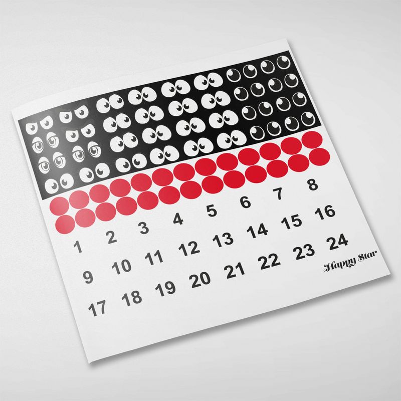 Klisterark - med adventstall