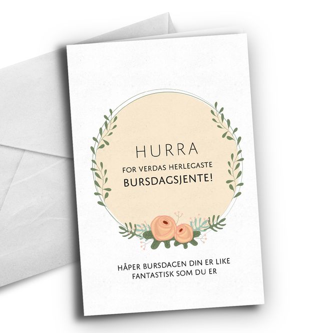 Hovedbilde Nynorsk Hurra Bursdagsjente