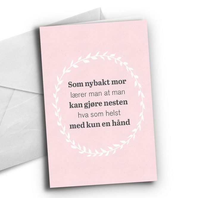 Hovedbilde Kort: Nybakt mor