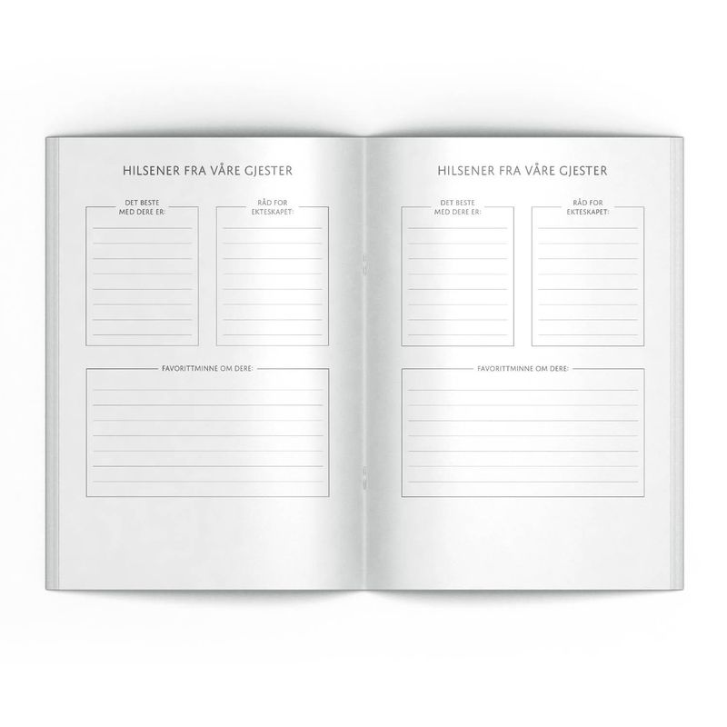 Gjestebok - Vårt Bryllup