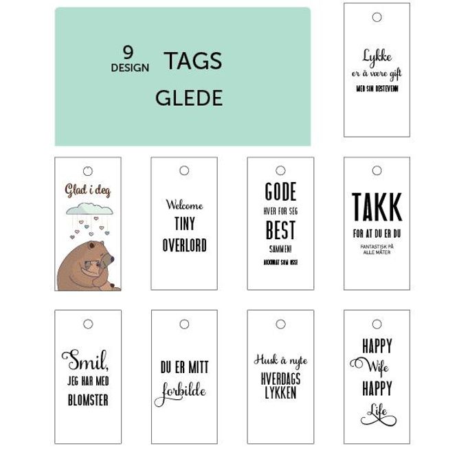 Hovedbilde 9 design -  Glede