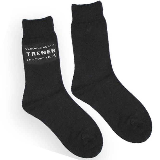 Hovedbilde Verdens beste trener dame/herrestrømper