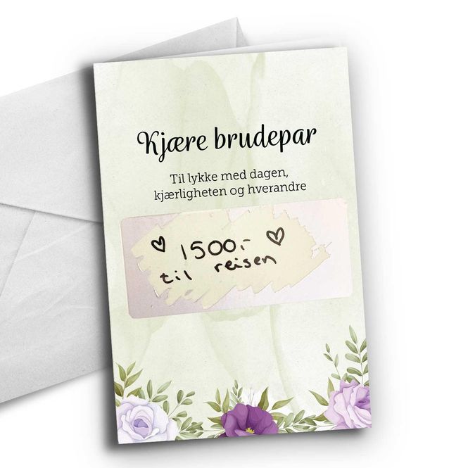 Hovedbilde Brudepar - med skrapefelt