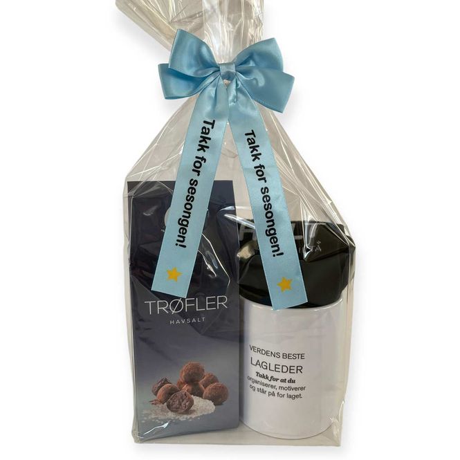 Hovedbilde Gavepakke 'VB lagleder' med strømper og ...