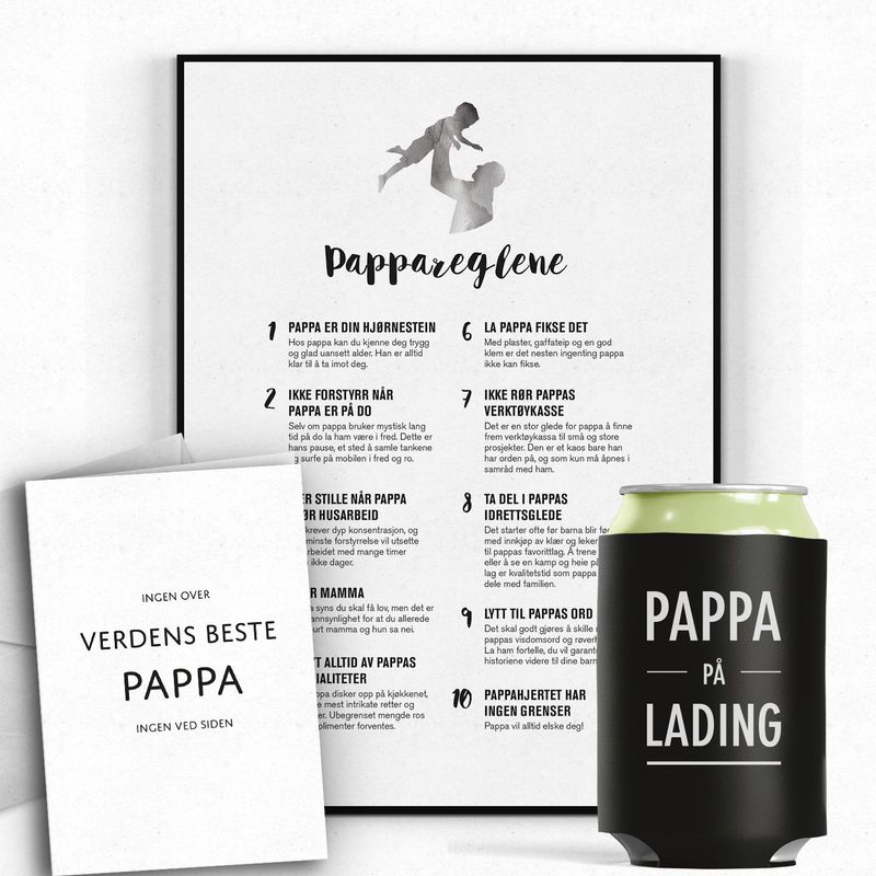 PAKKEPRIS Pappareglene, kort og bokskjøler