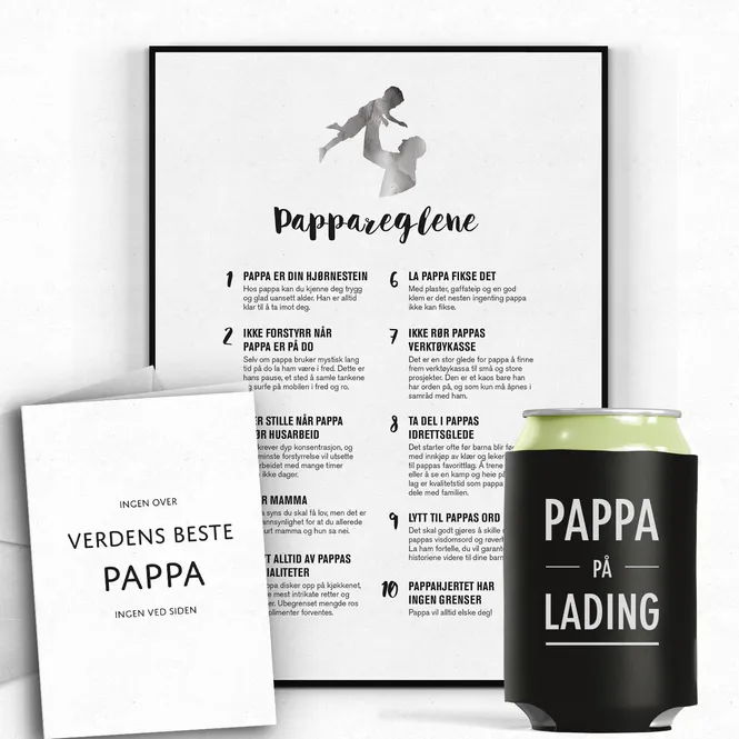 Hovedbilde PAKKEPRIS Pappareglene, kort og bokskjøler