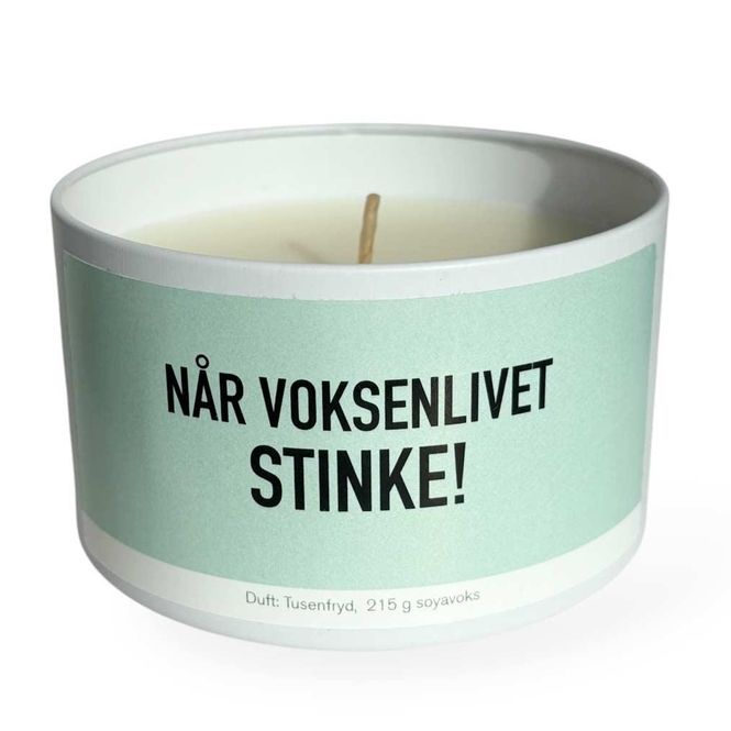 Hovedbilde Duftlys - Voksenlivet stinke