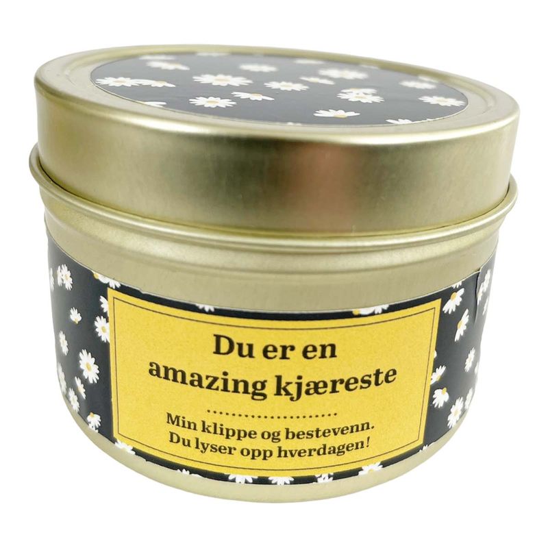 Duftlys - Du er en amazing kjæreste