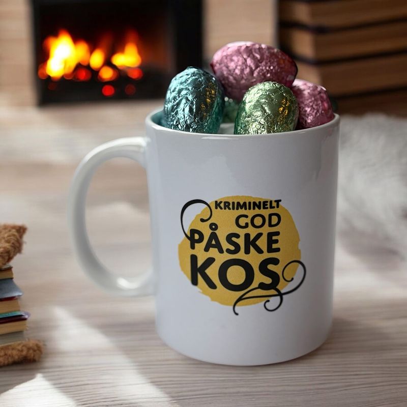 Påskekos kopp med sjokoladeegg