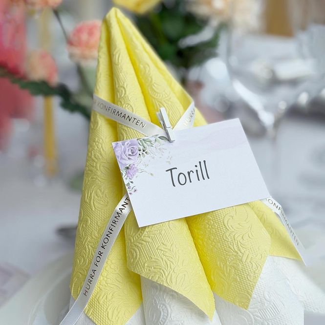 Hovedbilde Lunsjserviett: Vanilla Gul