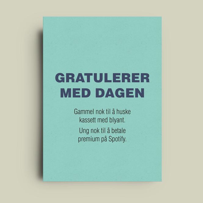 Hovedbilde Kassett med blyant- enkelt kort