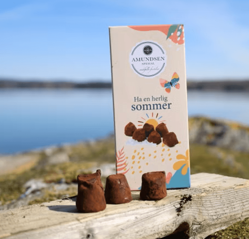 Ha en herlig sommer - Sjokoladetrøfler med havsalt