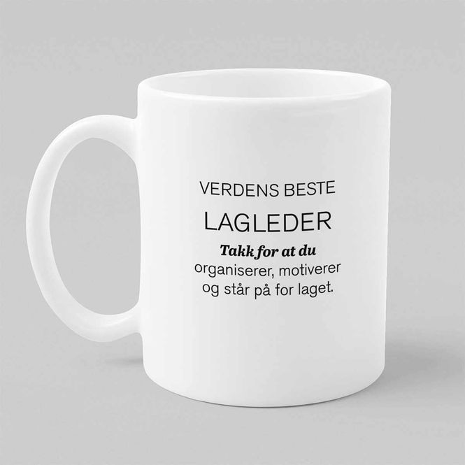 Hovedbilde Kopp Verdens beste lagleder