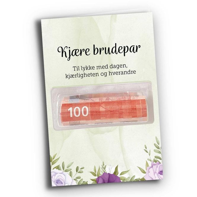 Hovedbilde Brudepar - med pengeholder